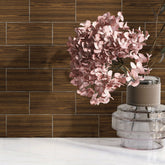 Classic Teak Wood Wallpaper Peel and Stick for Wall Decoration